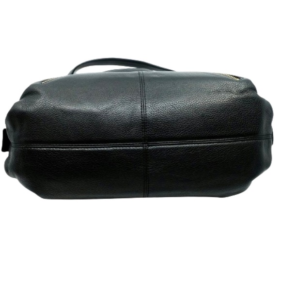 MICHAEL Michael Kors Black Shoulder Bag with Gold Accents - Picture 5 of 6